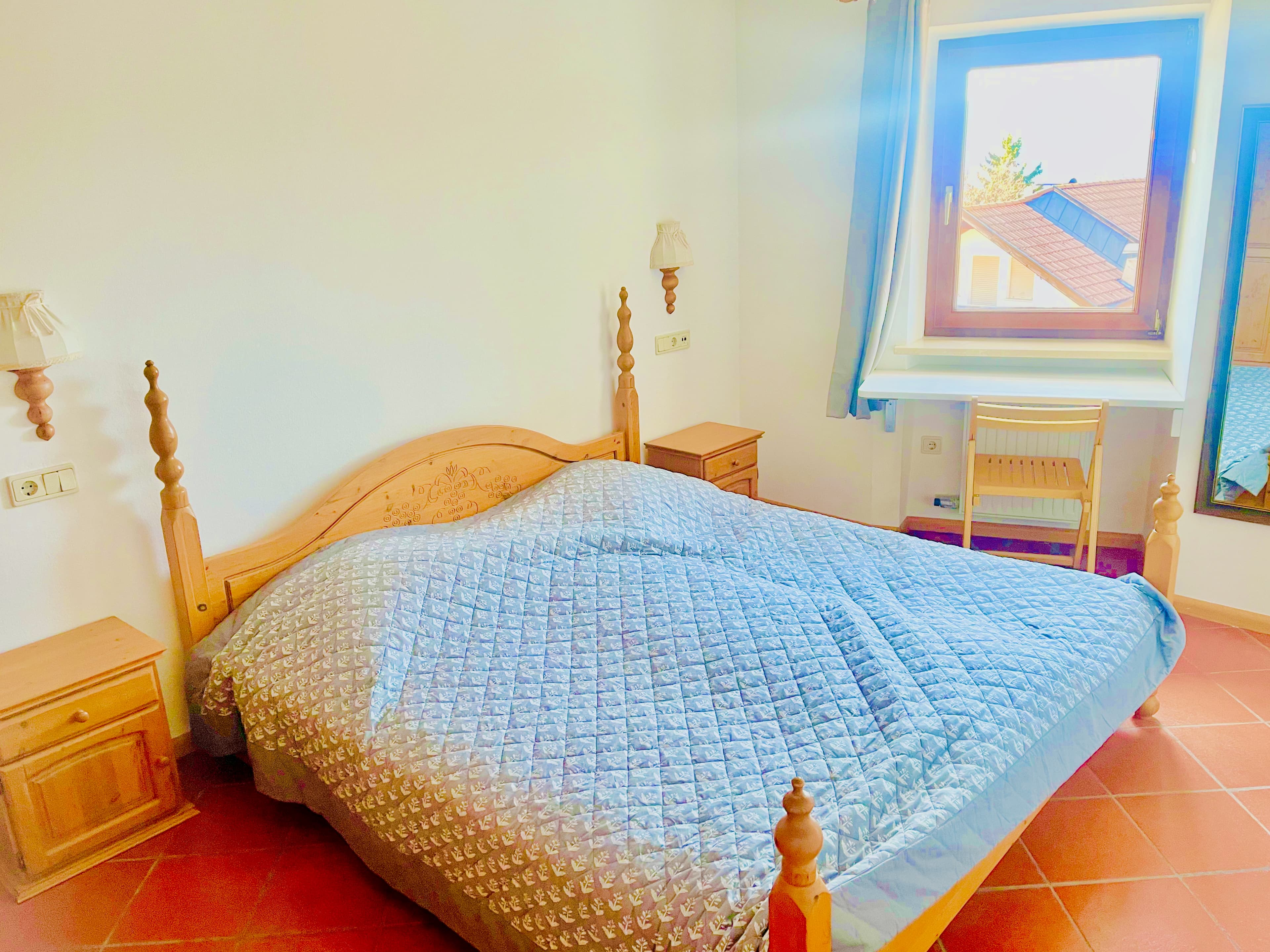 Master bedroom with king bed